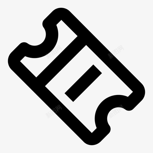 门票电影票演出图标svg_新图网 https://ixintu.com 基本图标 娱乐 演出 电影票 通行证 门票