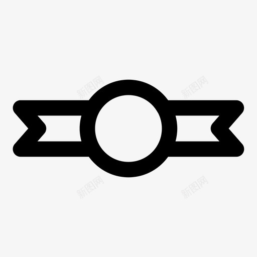 徽章奖章执照图标svg_新图网 https://ixintu.com 丝带 奖章 徽章 执照 质量