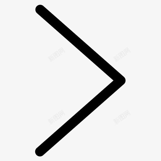 箭头向前向右图标svg_新图网 https://ixintu.com 下一个 向前 向右 向右移动 箭头 粗体