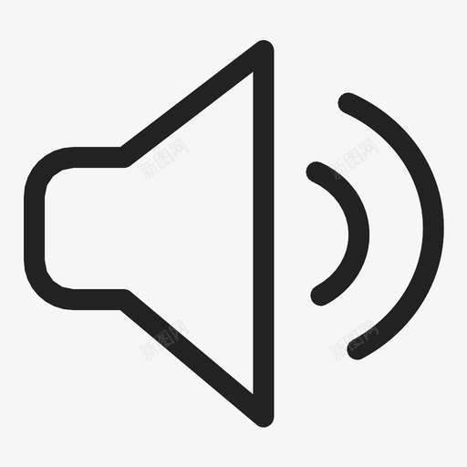 响亮的声音巨大的声音扬声器图标svg_新图网 https://ixintu.com 响亮的声音 巨大的声音 扬声器 音量
