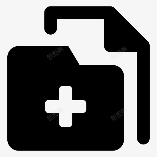 健康记录医疗档案医疗文件夹图标svg_新图网 https://ixintu.com 健康记录 医疗文件夹 医疗档案 医疗记录 单医疗卷3