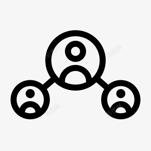 社会份额联系团体图标svg_新图网 https://ixintu.com 会员 团体 环保人士封闭媒体 社会份额 网络 联系