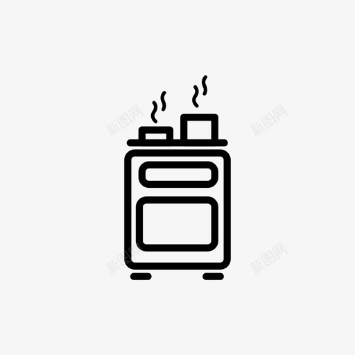 炉子电炉食品03图标svg_新图网 https://ixintu.com 炉子 电炉 食品03