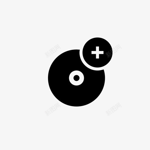 添加光盘cd添加删除光盘图标svg_新图网 https://ixintu.com cd 添加光盘 添加删除光盘