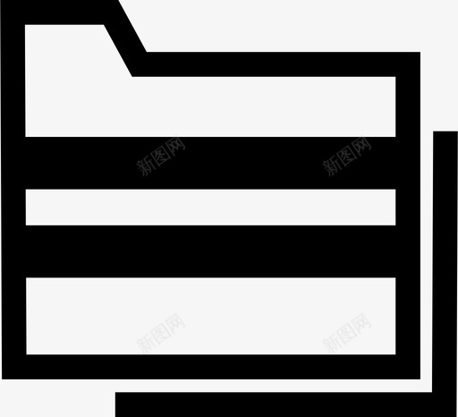 文件夹资源管理器文件图标svg_新图网 https://ixintu.com 文件 文件夹 文件管理器 资源管理器