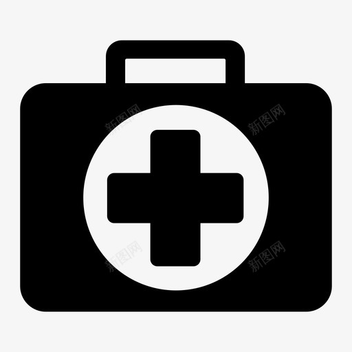急救箱袋子急救图标svg_新图网 https://ixintu.com 医疗 医药保健固体 急救 急救箱 袋子