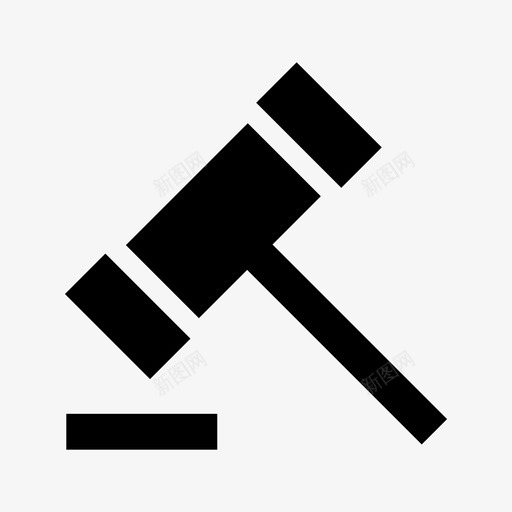木槌材料界面图标svg_新图网 https://ixintu.com 木槌 材料界面