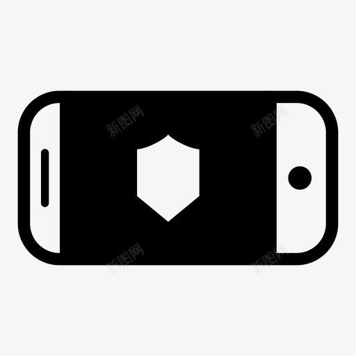 智能手机安全横向保护图标svg_新图网 https://ixintu.com 保护 智能手机安全 智能手机横向 横向 防护