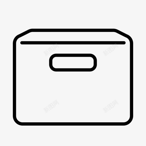 档案盒隐藏储存图标svg_新图网 https://ixintu.com 储存 档案盒 生活笔记 隐藏