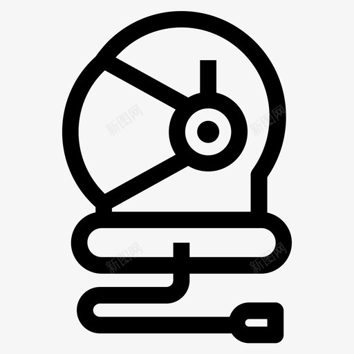 宇航员头盔宇航员探险家图标svg_新图网 https://ixintu.com 太空 宇航员 宇航员头盔 探险家 杂项vi概述