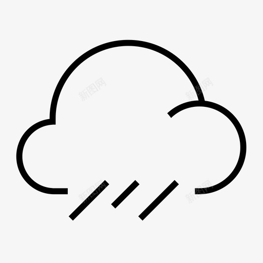 小到中雨svg_新图网 https://ixintu.com 小到中雨