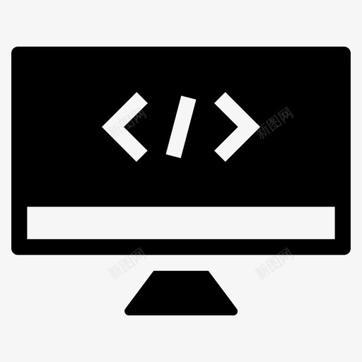 网络编码代码计算机图标svg_新图网 https://ixintu.com 代码 各种vi字形 程序 编程 网络编码 计算机