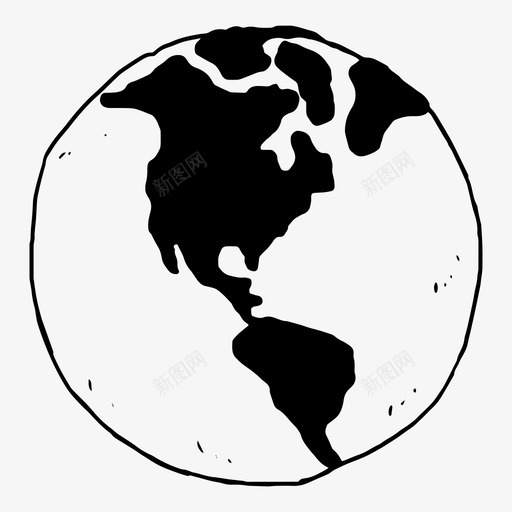 地球星球世界图标svg_新图网 https://ixintu.com 世界 地球 星球