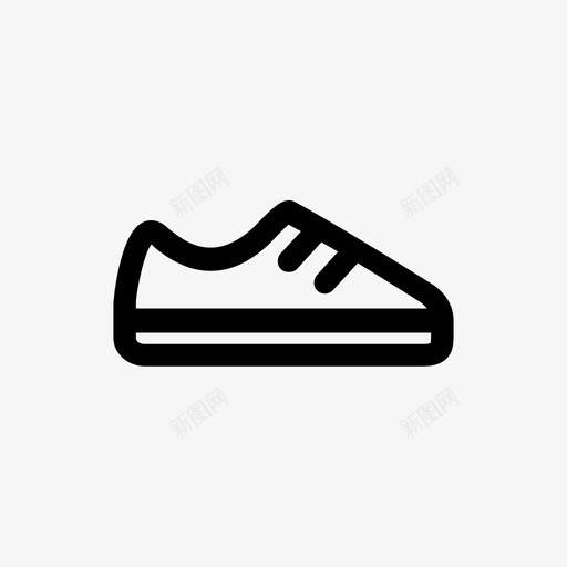 运动鞋鞋图标svg_新图网 https://ixintu.com 运动鞋 鞋