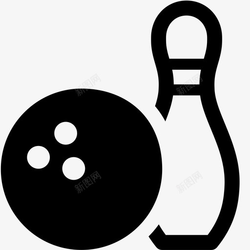 保龄球原件1svg_新图网 https://ixintu.com 保龄球原件1