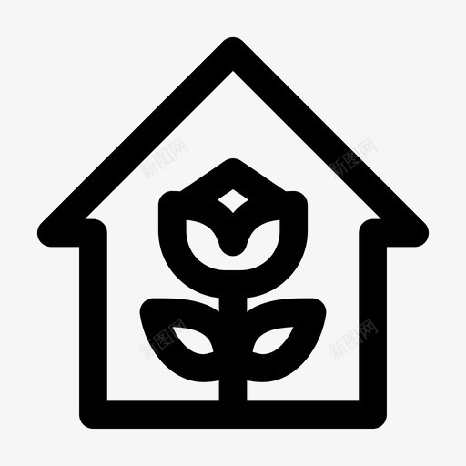 花匠园艺绿色图标svg_新图网 https://ixintu.com 园艺 大胆 温室 绿色 自然 花匠
