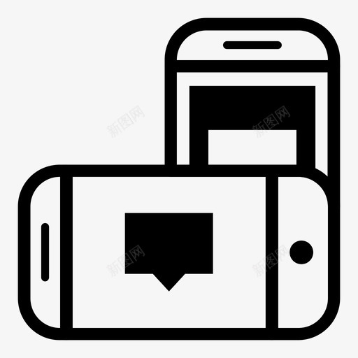 智能手机聊天信息智能手机模型2图标svg_新图网 https://ixintu.com 信息 智能手机模型2 智能手机聊天
