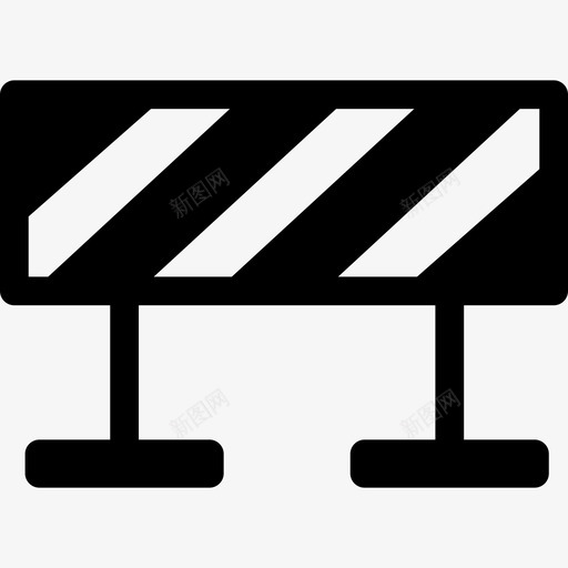 施工屏障安全作业图标svg_新图网 https://ixintu.com 安全作业 施工屏障