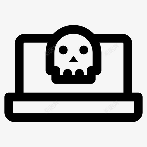 黑客匿名网络图标svg_新图网 https://ixintu.com 匿名 笔记本电脑 网络 网络安全 间谍 黑客