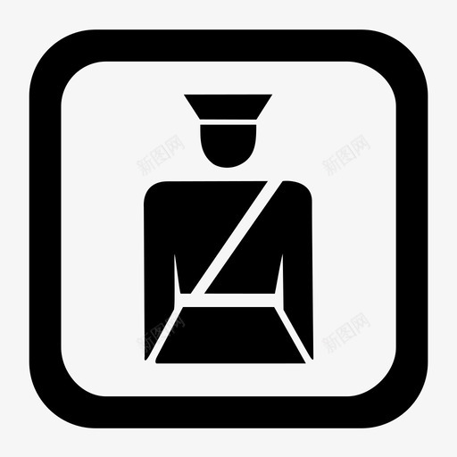 icon_交警svg_新图网 https://ixintu.com icon_交警
