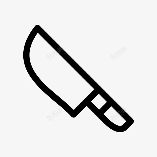 刀万圣节图标svg_新图网 https://ixintu.com 万圣节 刀