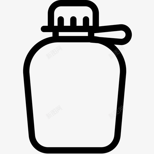 瓶子饮料食物图标svg_新图网 https://ixintu.com 水 水瓶 瓶子 食物 饮料