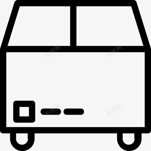 冰箱电器电子产品图标svg_新图网 https://ixintu.com 冰箱 电器 电子产品 酒店平滑线条图标