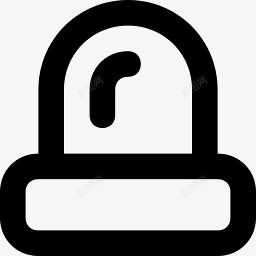 警笛救护车紧急情况图标svg_新图网 https://ixintu.com 救护车 旅行和地点平滑线图标 灯 紧急情况 警笛