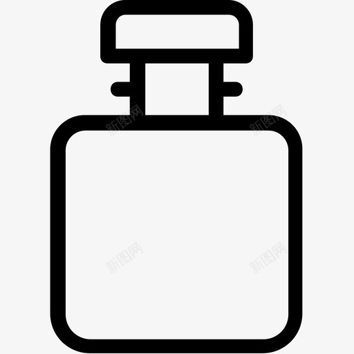 乳液化妆品卫生图标svg_新图网 https://ixintu.com 乳液 化妆 化妆品 卫生 时尚光滑线条图标 洗发水