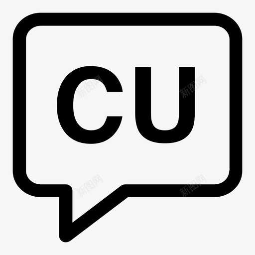 churchslavonicbubblecu图标svg_新图网 https://ixintu.com bubble churchslavonic cu language speak 语言代码2个字母笔划