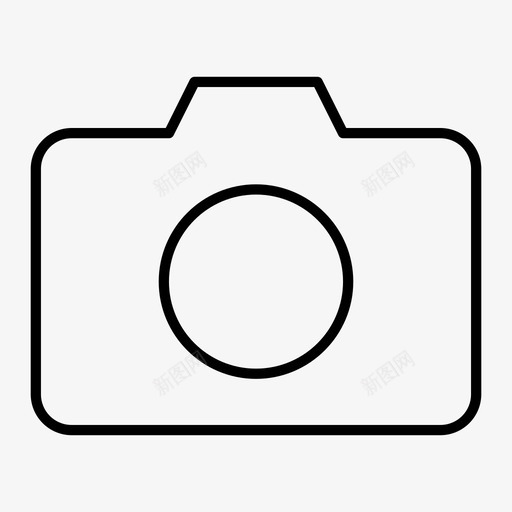 摄像头用户界面图标svg_新图网 https://ixintu.com 摄像头 用户界面