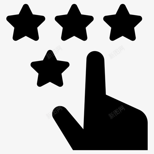 等级星级图标svg_新图网 https://ixintu.com 星级 等级