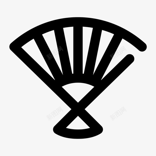 风扇配件清风图标svg_新图网 https://ixintu.com 办公室任务间隙肥 手扇 清凉 清风 配件 风扇