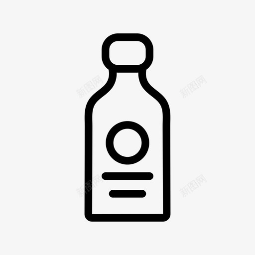 橄榄油瓶子烹饪图标svg_新图网 https://ixintu.com 橄榄油 烹饪 玻璃 瓶子