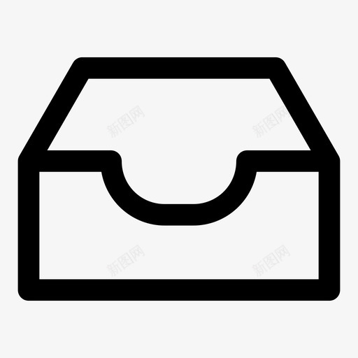 收件箱存档电子邮件图标svg_新图网 https://ixintu.com 信件 存档 收件箱 用户界面 电子邮件 邮件