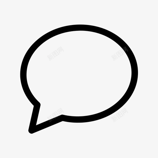 聊天交流交谈图标svg_新图网 https://ixintu.com 交流 交谈 演讲泡泡 聊天