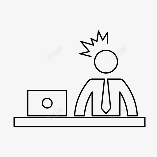 愤怒的老板愤怒争吵图标svg_新图网 https://ixintu.com 争吵 商人 大喊大叫 惊喜 愤怒 愤怒的老板 愤怒的老板2