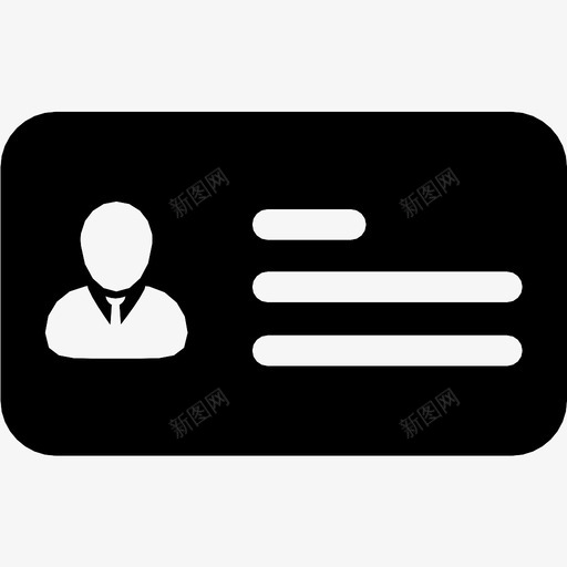 名片商务办公室图标svg_新图网 https://ixintu.com 办公室 名片 商务