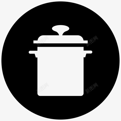 炊具厨房商用套装图标svg_新图网 https://ixintu.com 厨房 商用套装 炊具