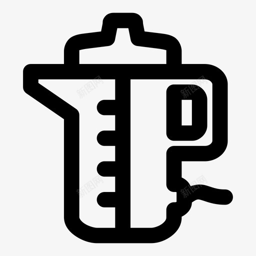 电水壶厨房茶壶图标svg_新图网 https://ixintu.com 厨房 暖气 电水壶 茶壶