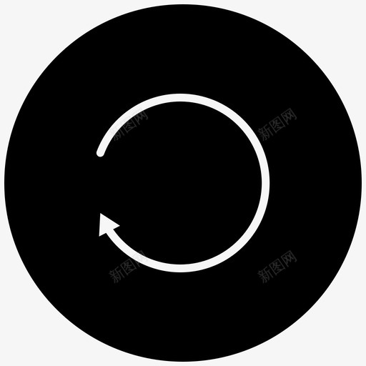 重新加载刷新旋转图标svg_新图网 https://ixintu.com 刷新 同步 商业 旋转 更新 重新加载