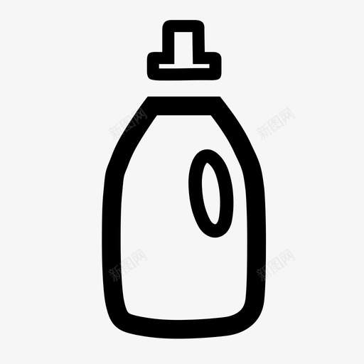 洗洁剂svg_新图网 https://ixintu.com 洗洁剂