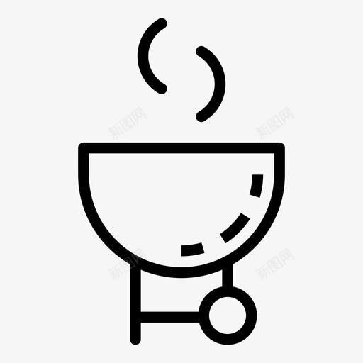 烧烤食物肉类图标svg_新图网 https://ixintu.com 旅行 烧烤 肉类 食物