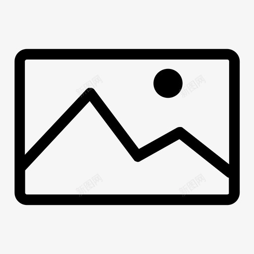 图像预览图标svg_新图网 https://ixintu.com ui图标集 图像 图片 预览