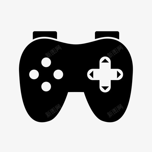 电子游戏控制器游戏板图标svg_新图网 https://ixintu.com 控制器 游戏板 电子游戏 通用