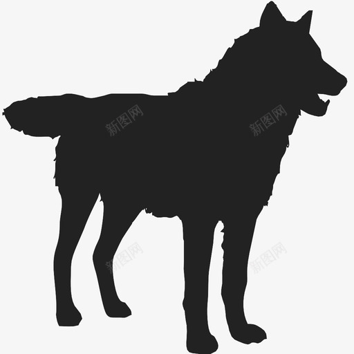 狗宠物野生图标svg_新图网 https://ixintu.com 宠物 狗 野生