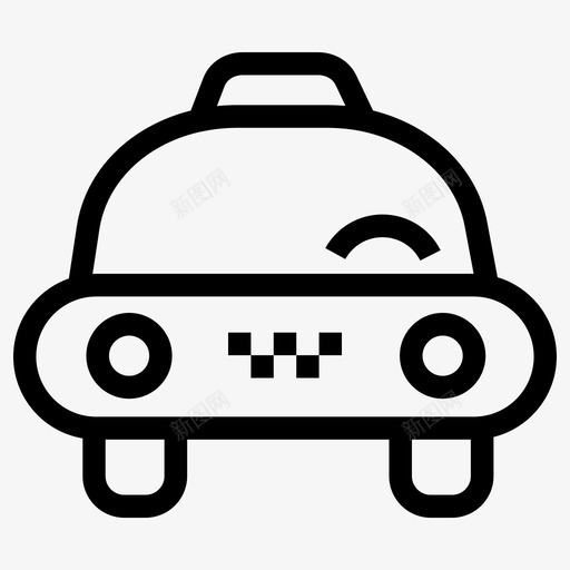 出租车汽车出租车服务图标svg_新图网 https://ixintu.com 出租车 出租车服务 提纲 汽车 运输