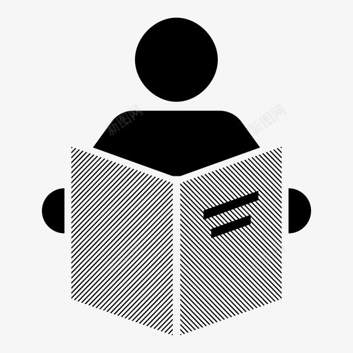 阅读书名图书馆图标svg_新图网 https://ixintu.com 书名 写作 图书馆 文学 读者 阅读
