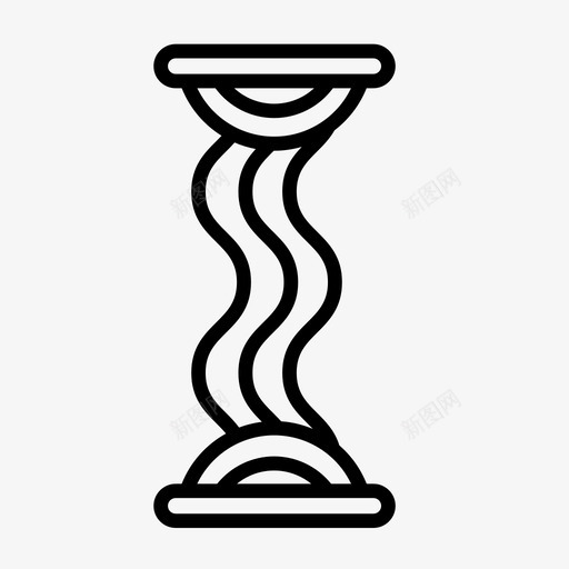 阻力带弹力带健身图标svg_新图网 https://ixintu.com 健康 健身 弹力带 阻力带