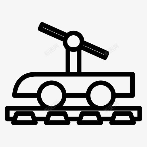 铁路探险马车图标svg_新图网 https://ixintu.com 探险 沙漠 科博 铁路 马车